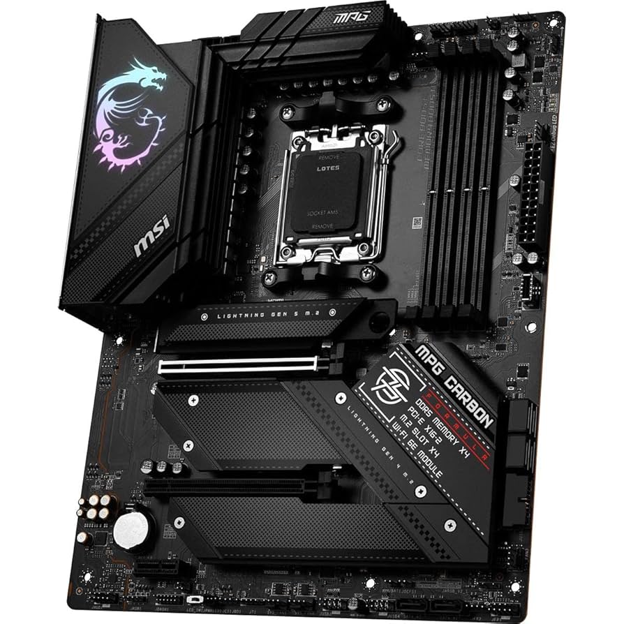 msi mpg b650 carbon wifi ジャンク品 Amazon.com: MSI MPG B650 Carbon WiFi Gaming Motherboard (AMD